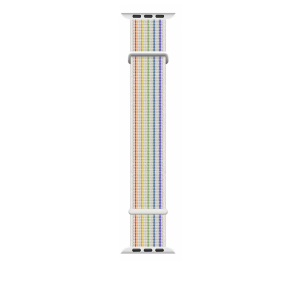 Sport Band for Apple Watch 49mm 46mm 45mm 44mm 42mm Silicone Nylon Strap iWatch - Image 49