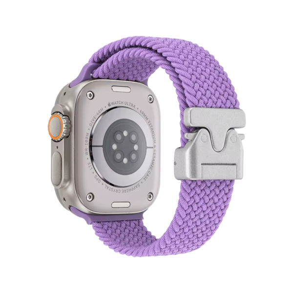 Sport Band for Apple Watch 49mm 46mm 45mm 44mm 42mm Silicone Nylon Strap iWatch - Image 70