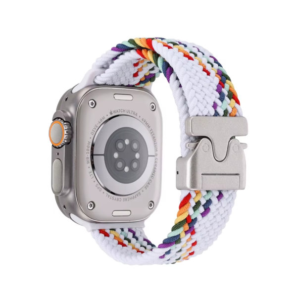 Sport Band for Apple Watch 49mm 46mm 45mm 44mm 42mm Silicone Nylon Strap iWatch - Image 78