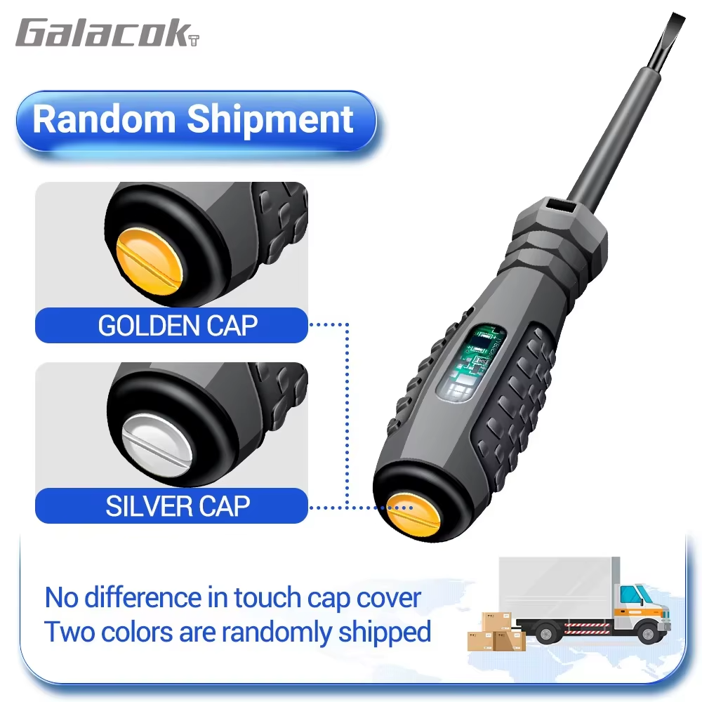 Non Contact Voltage Tester Pen AC Electric Screwdriver Detector Circuit Tool - Image 3