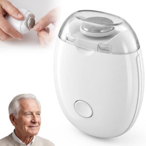 Electric Nail Clipper LED Light Automatic Nail Trimmer Rechargeable USB