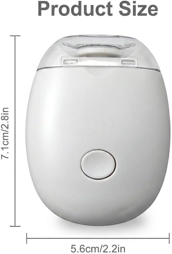 Electric Nail Clipper LED Light Automatic Nail Trimmer Rechargeable USB - Image 6