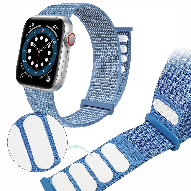 Sport Band for Apple Watch 49mm 46mm 45mm 44mm 42mm Silicone Nylon Strap iWatch - Image 8