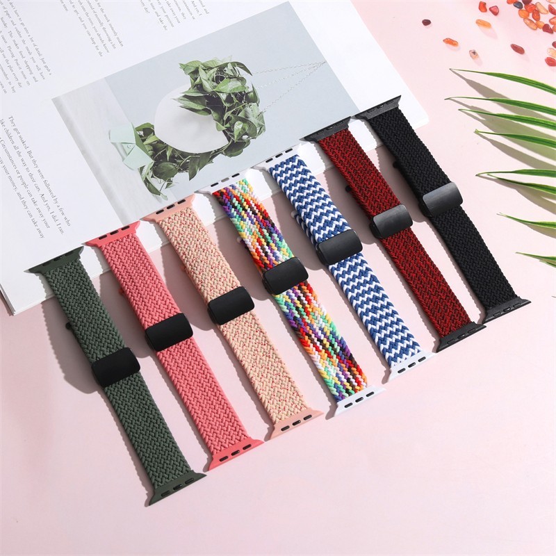 Sport Band for Apple Watch 49mm 46mm 45mm 44mm 42mm Silicone Nylon Strap iWatch - Image 12