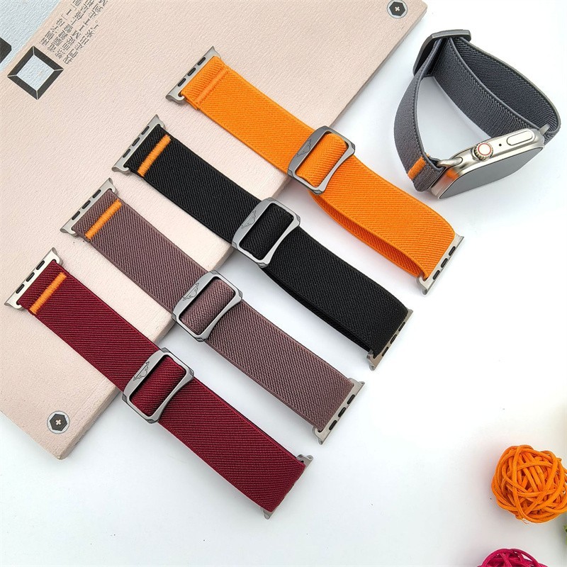 Sport Band for Apple Watch 49mm 46mm 45mm 44mm 42mm Silicone Nylon Strap iWatch - Image 17