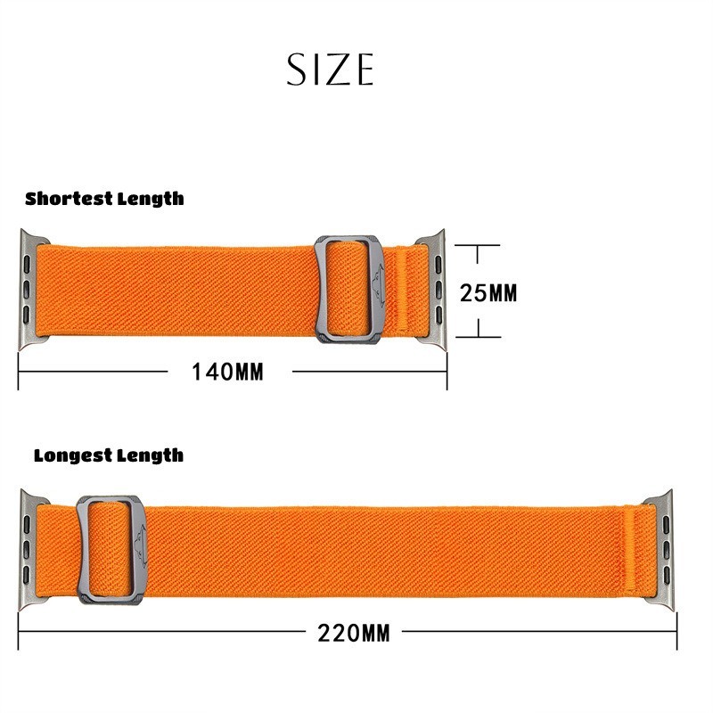 Sport Band for Apple Watch 49mm 46mm 45mm 44mm 42mm Silicone Nylon Strap iWatch - Image 19