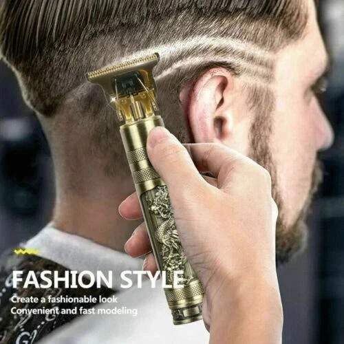 Vintage T9 Cordless Hair Trimmer Clippers Barber Shaver Plastic Body Rechargeable - Image 7