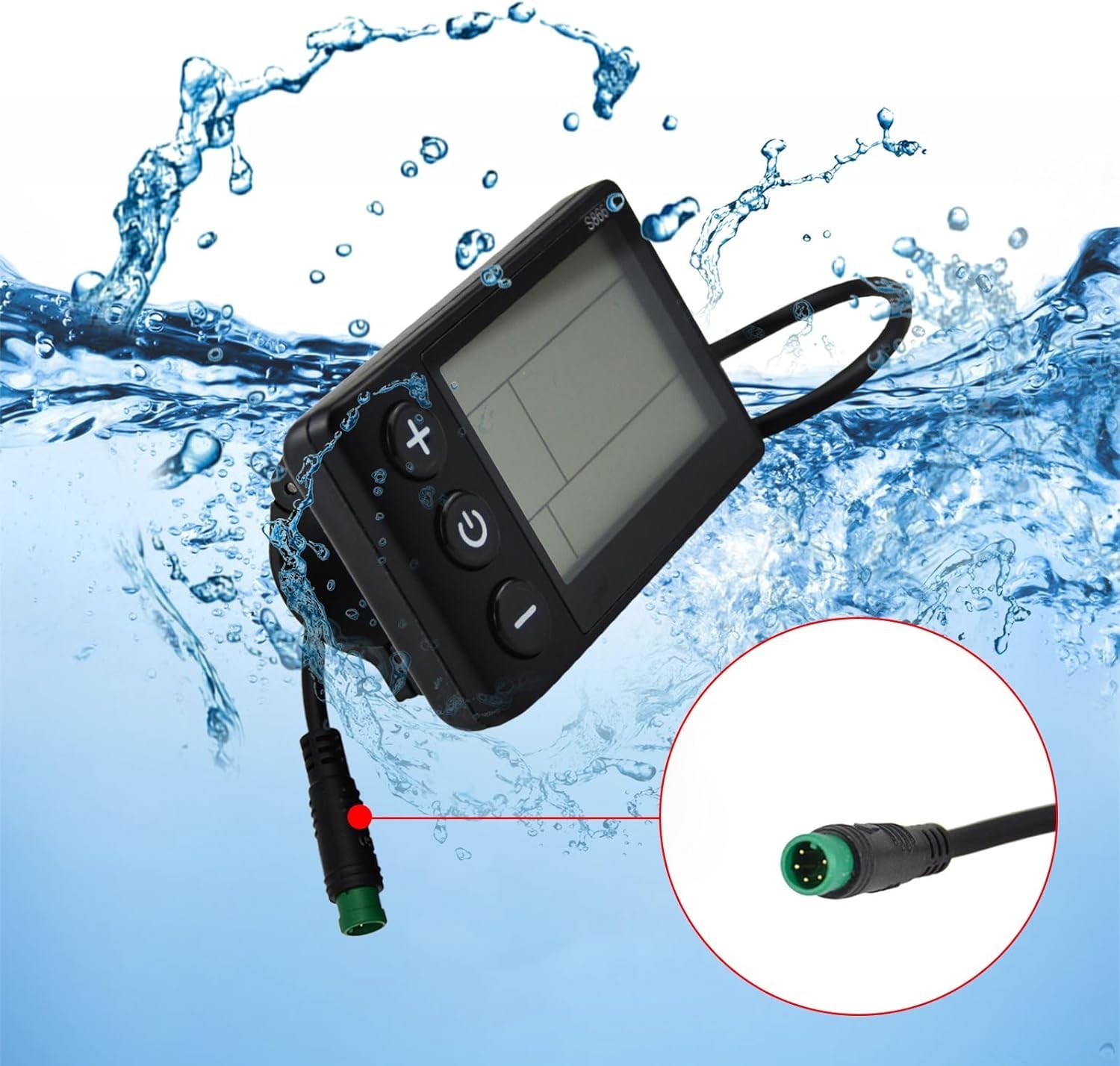 S866 LCD Ebike Display 24V 36V 48V Electric Bike Speedometer Panel - Image 4