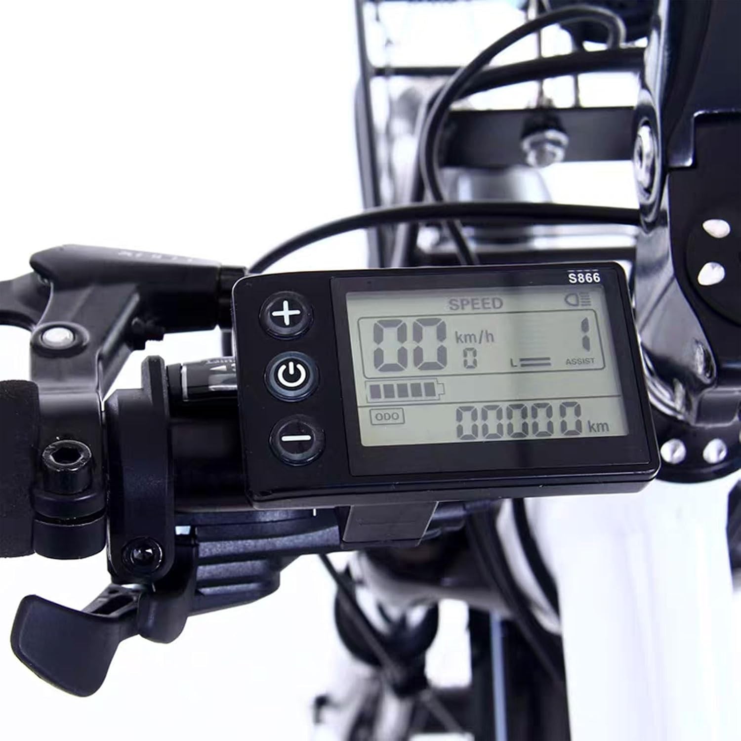 S866 LCD Ebike Display 24V 36V 48V Electric Bike Speedometer Panel - Image 8