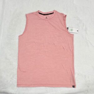 Gaiam Womens Pink Sleeveless Tank Top Round Neck Size M Active NWT