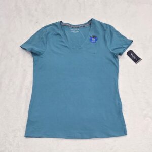 Nautica Mens Blue V-Neck Pullover Short Sleeve Shirt Size M NWT