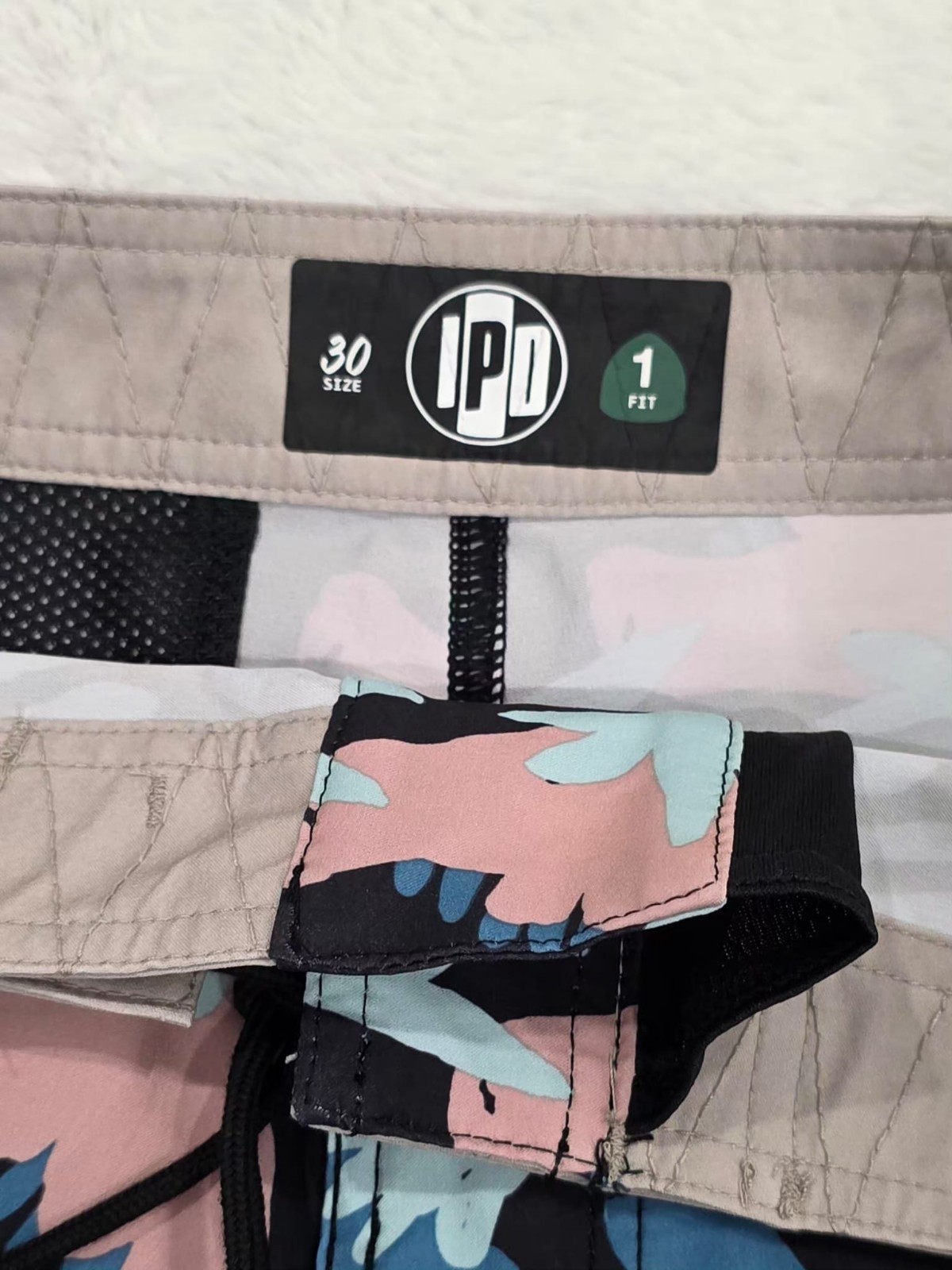 IPD Mens Boardshorts Multicolor Floral Print Lace Up Swim Shorts Size 30 NWT - Image 4