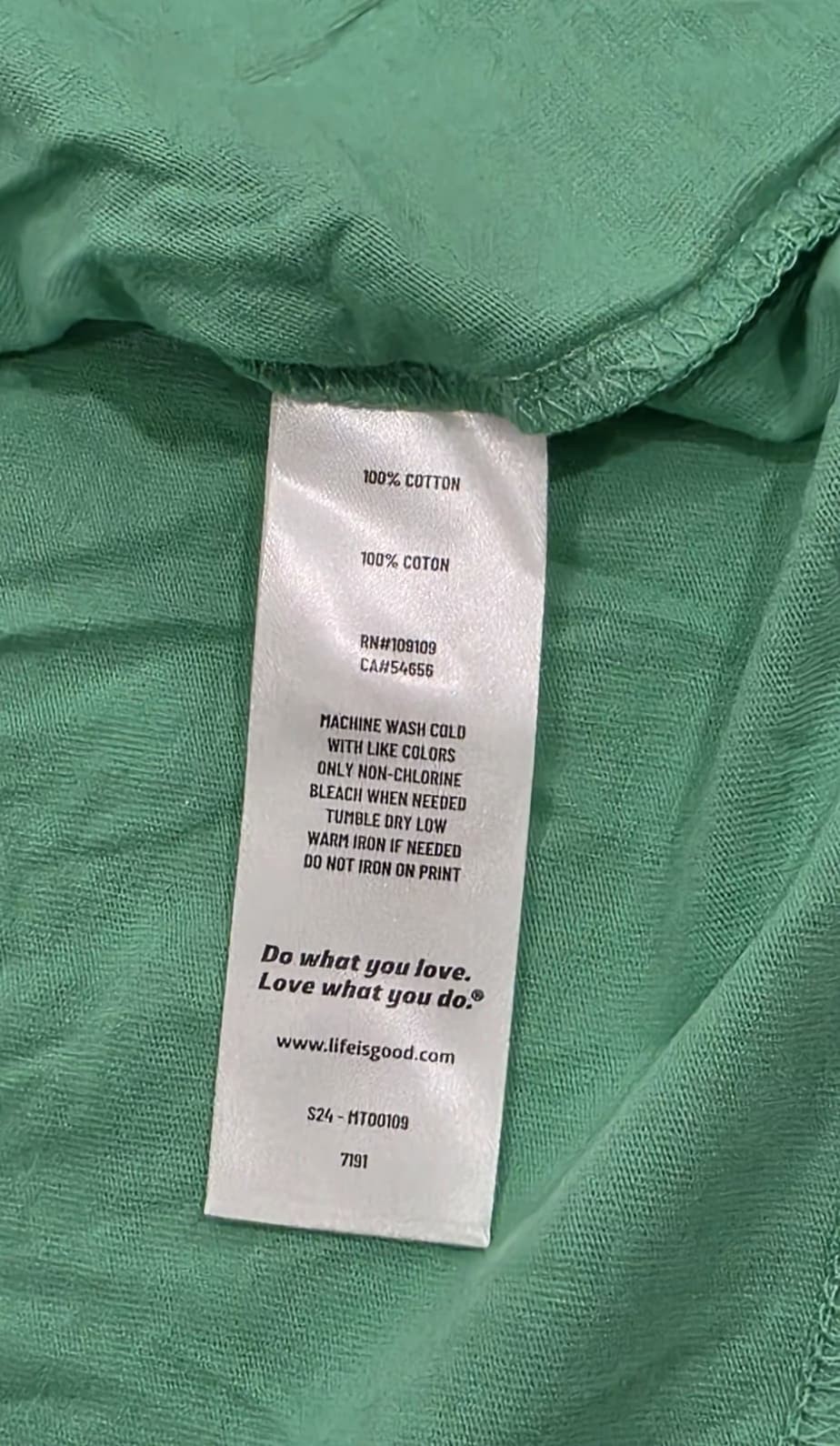 Life is Good Mens Green Surfer Graphic Sleeveless Cotton Tank Top Size XL NWT - Image 4