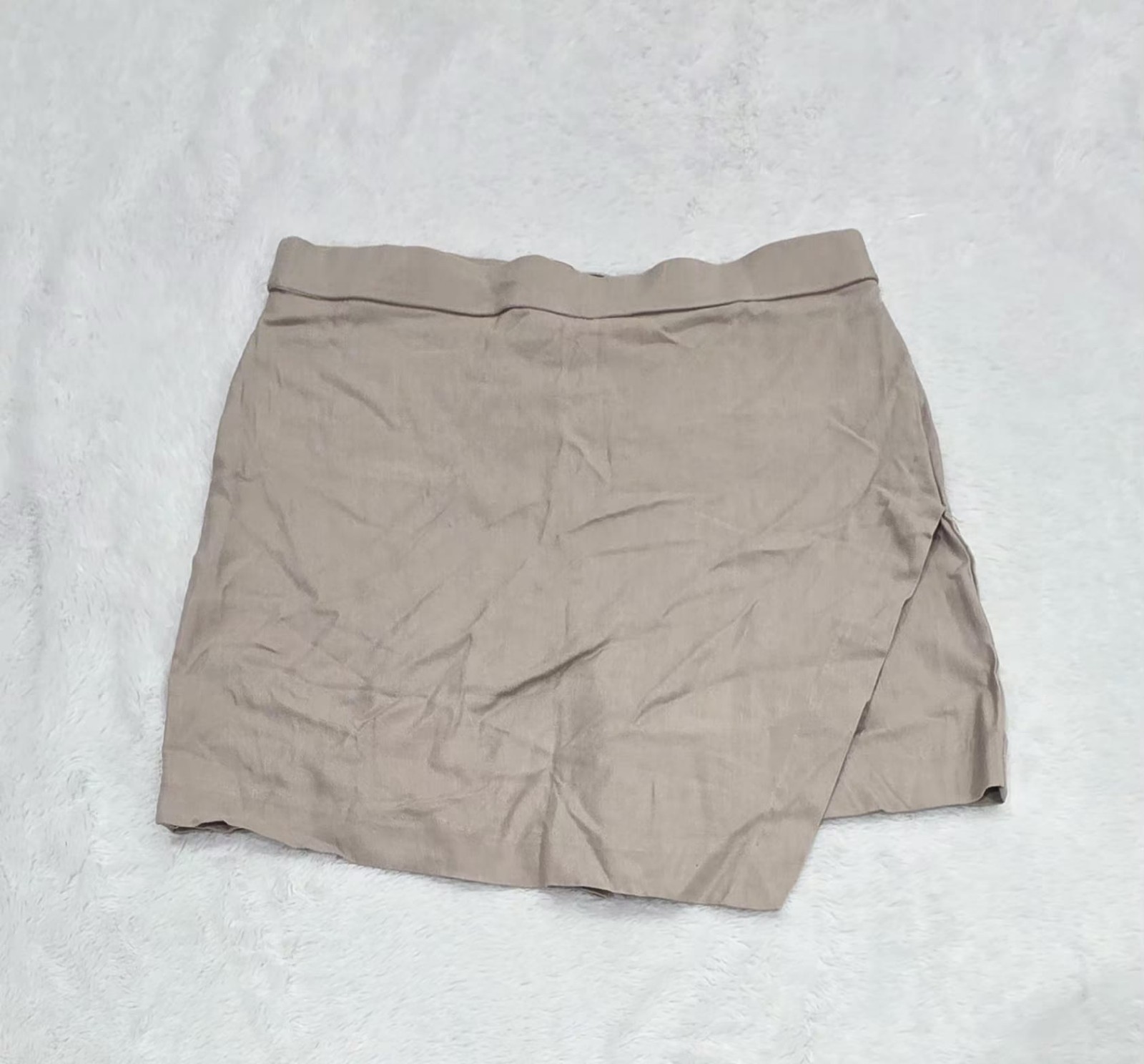 Jules & Leopold Womens Beige Linen Rayon Casual Shorts Pockets Size XS NWT