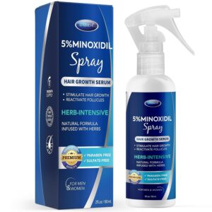 Minoxidil 5% Hair Growth Spray 60ml Scalp Beard Treatment Men Women