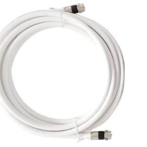 PPC Perfect Flex RG6 Coaxial Cable 20FT Tri-Shield 75 Ohm F Connectors White
