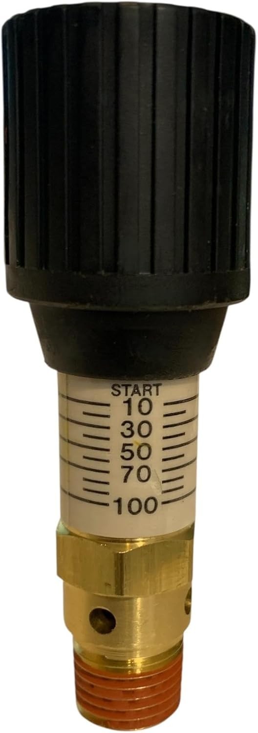 1/4" NPT Brass Pressure Relief Valve 0-100 PSI Adjustable CR25-100 PC-25 USA - Image 2