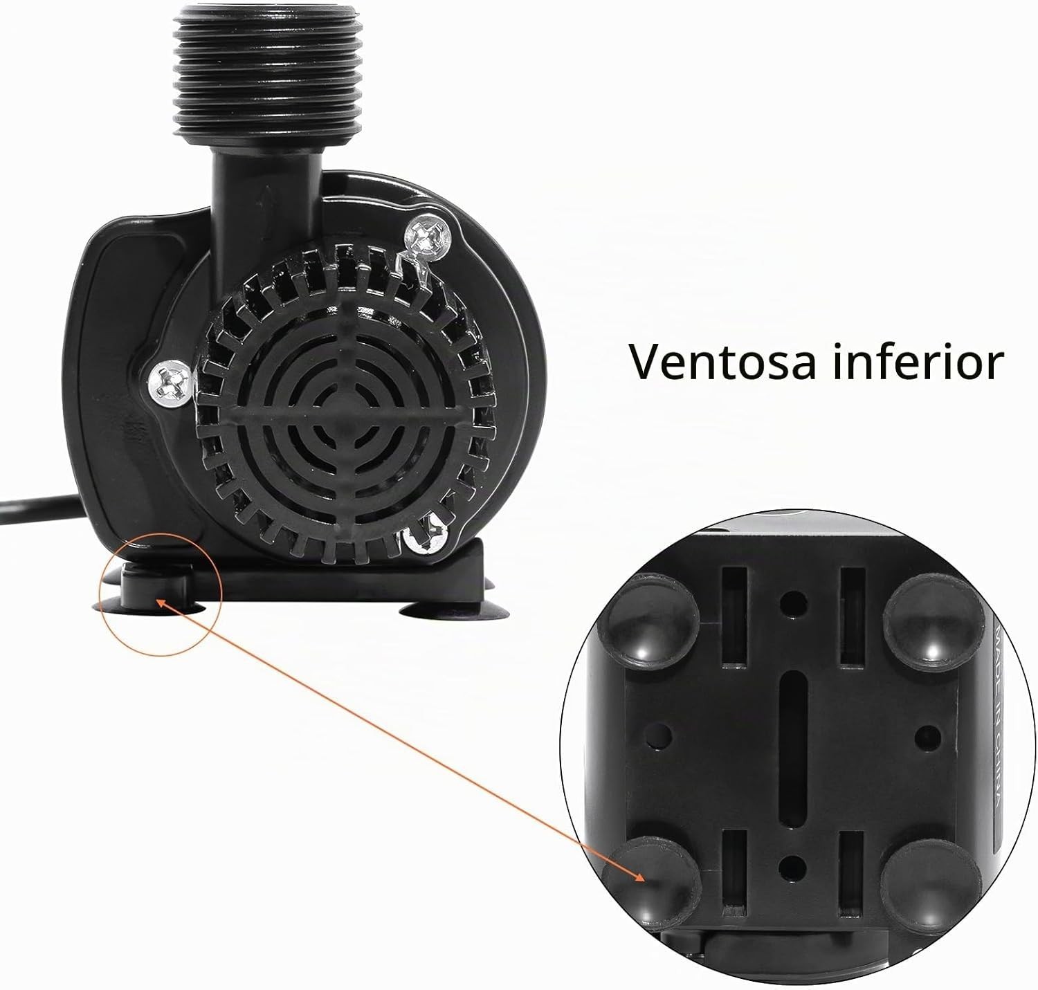12V Submersible Water Pump 210 GPH Adjustable Aquarium Fountain Hydroponics DC - Image 5