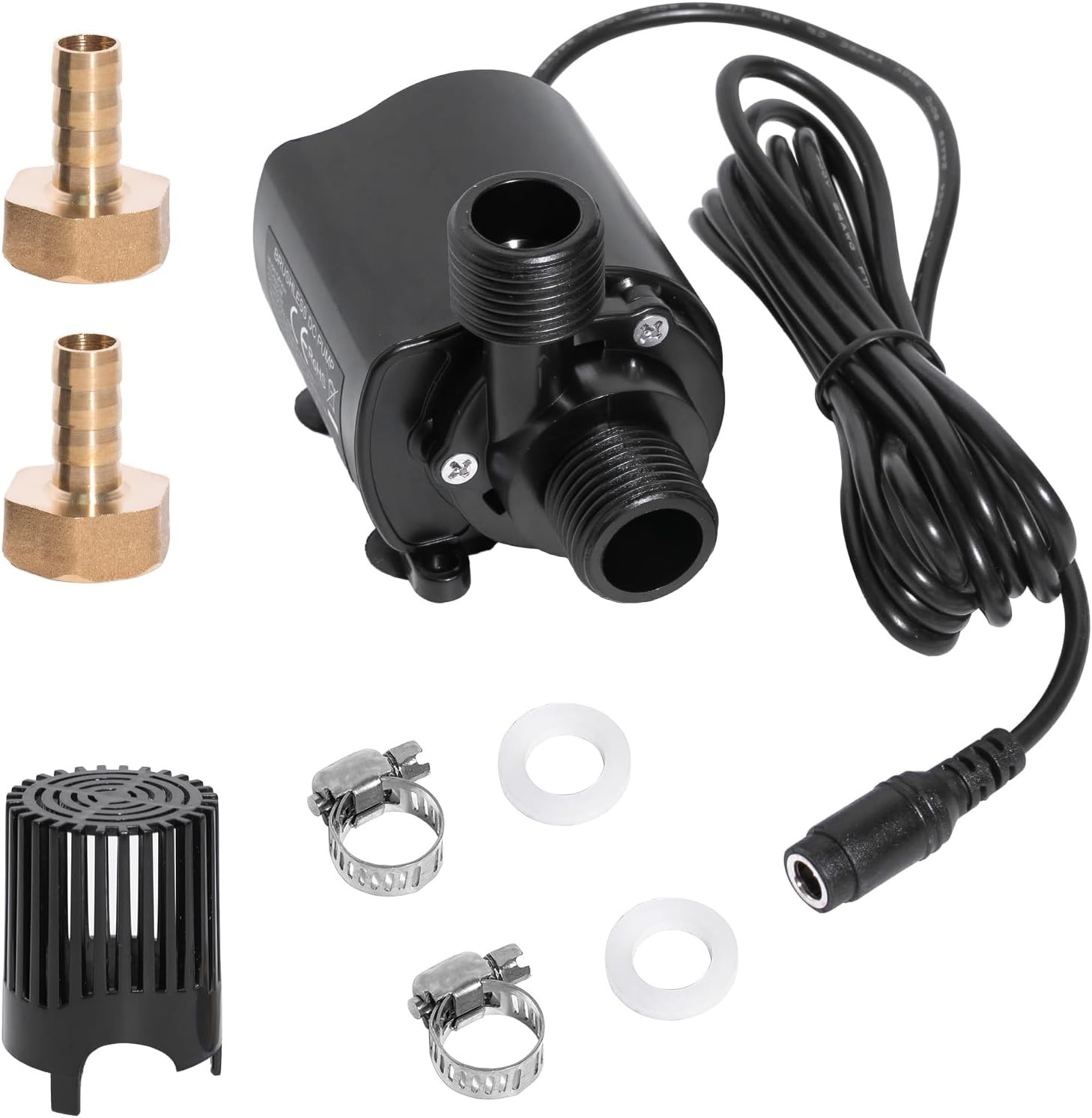 12V Submersible Water Pump 210 GPH Adjustable Aquarium Fountain Hydroponics DC - Image 7