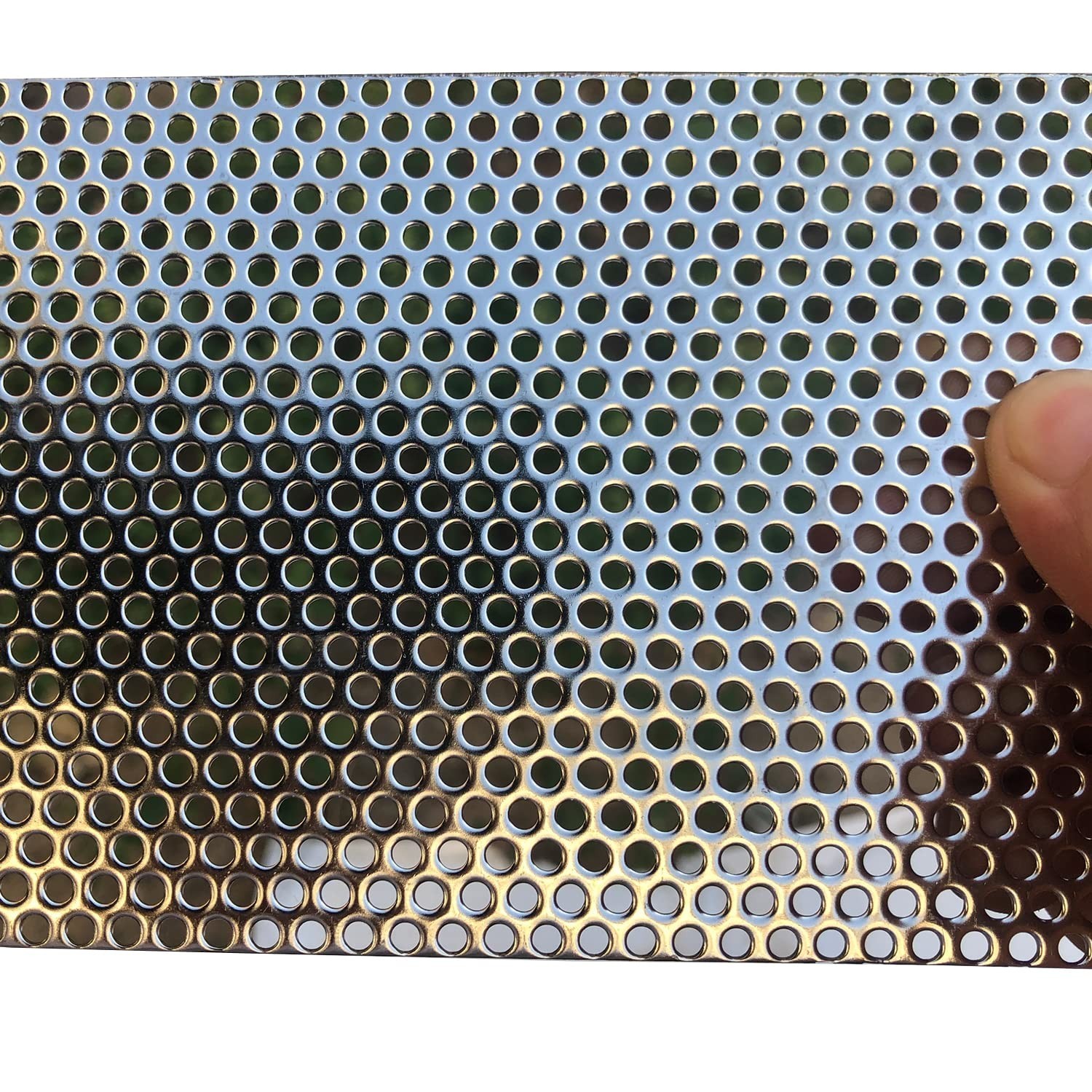 20GA Perforated Stainless Steel Sheet 3mm Holes 7.8" x 3.9" Metal Mesh Plate - Image 4