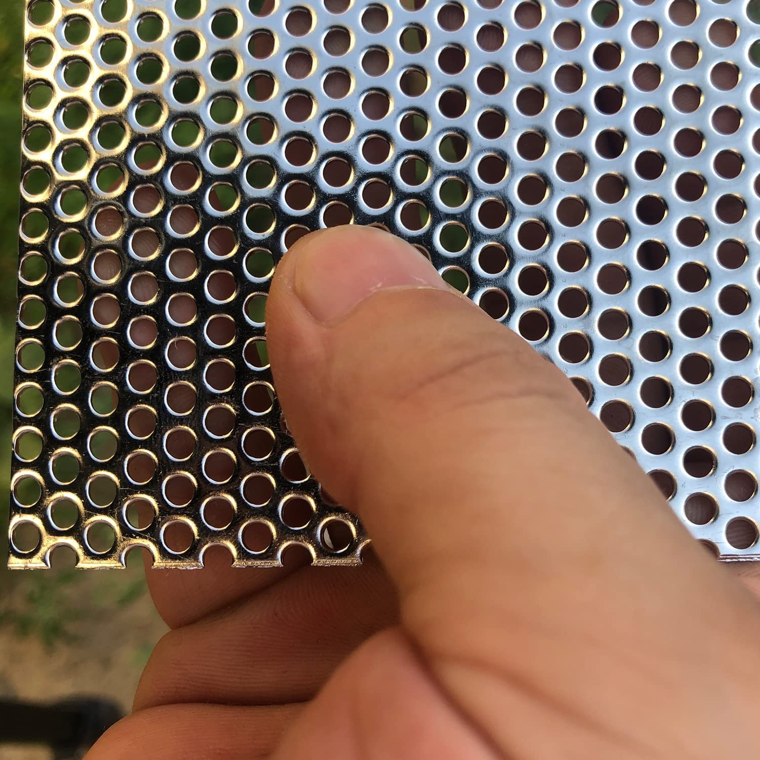20GA Perforated Stainless Steel Sheet 3mm Holes 7.8" x 3.9" Metal Mesh Plate - Image 5