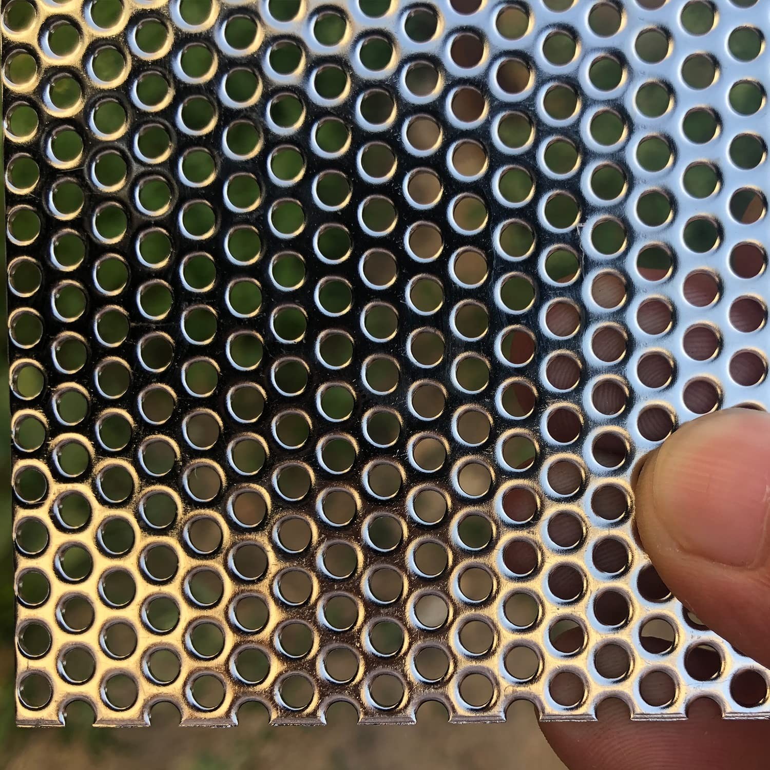 20GA Perforated Stainless Steel Sheet 3mm Holes 7.8" x 3.9" Metal Mesh Plate - Image 6