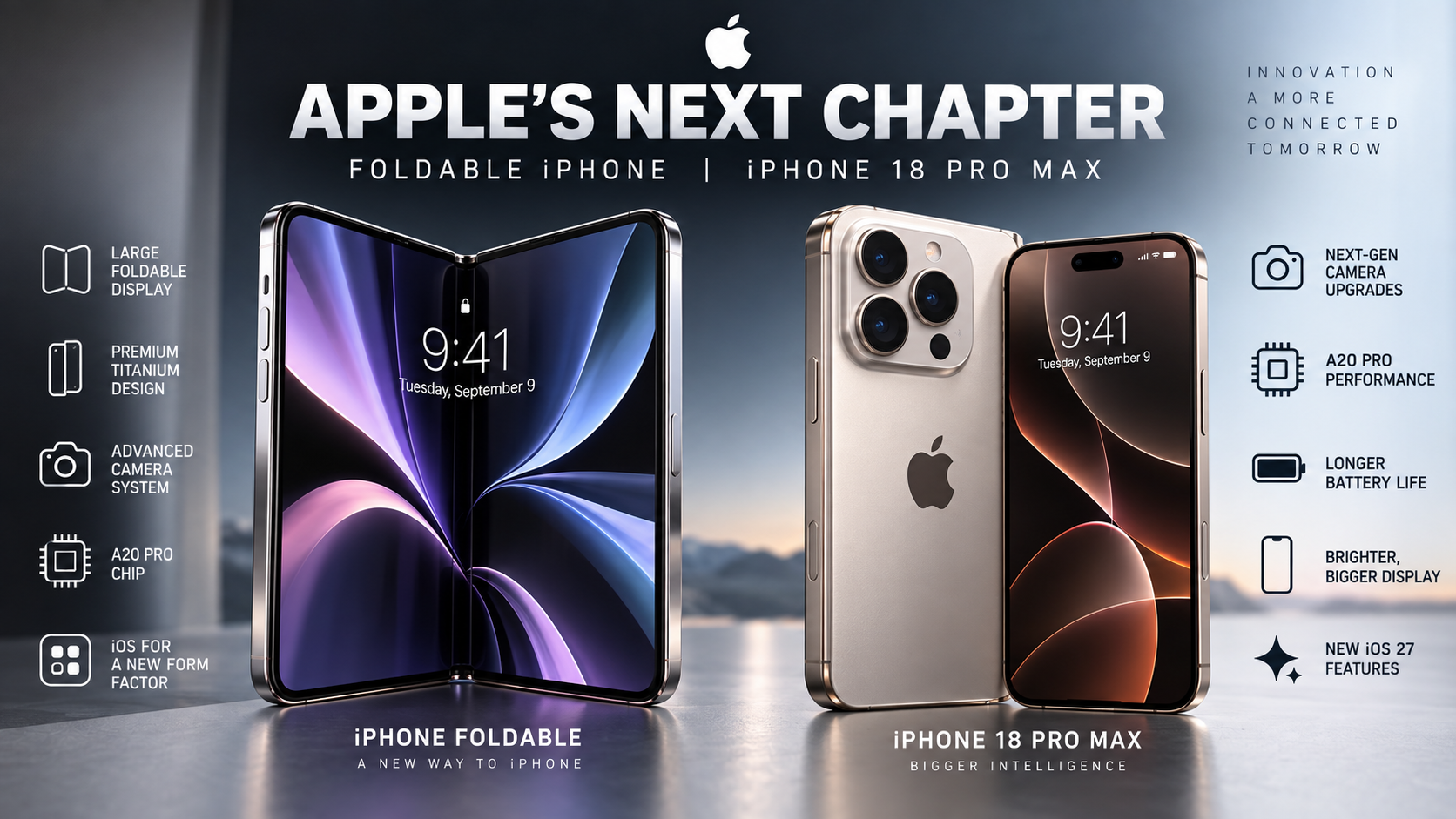 Apple Unveils Foldable iPhone Duo and iPhone 18 Pro Max: Everything Announced