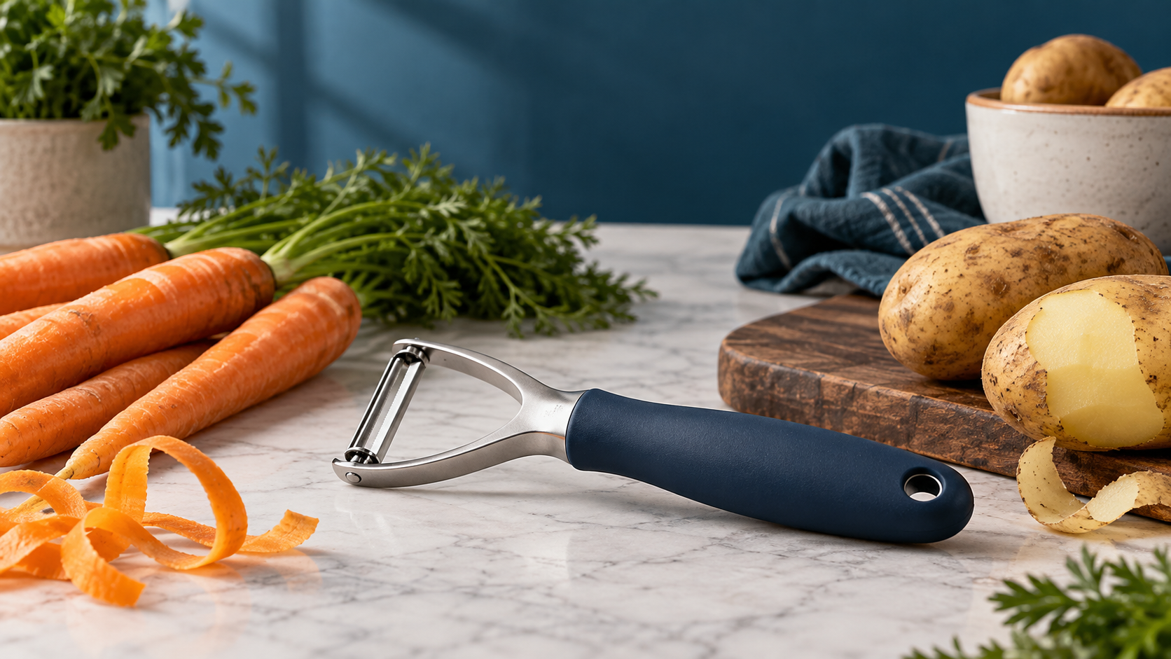 OXO Good Grips Swivel Peeler: Handle Comfort and Blade Care