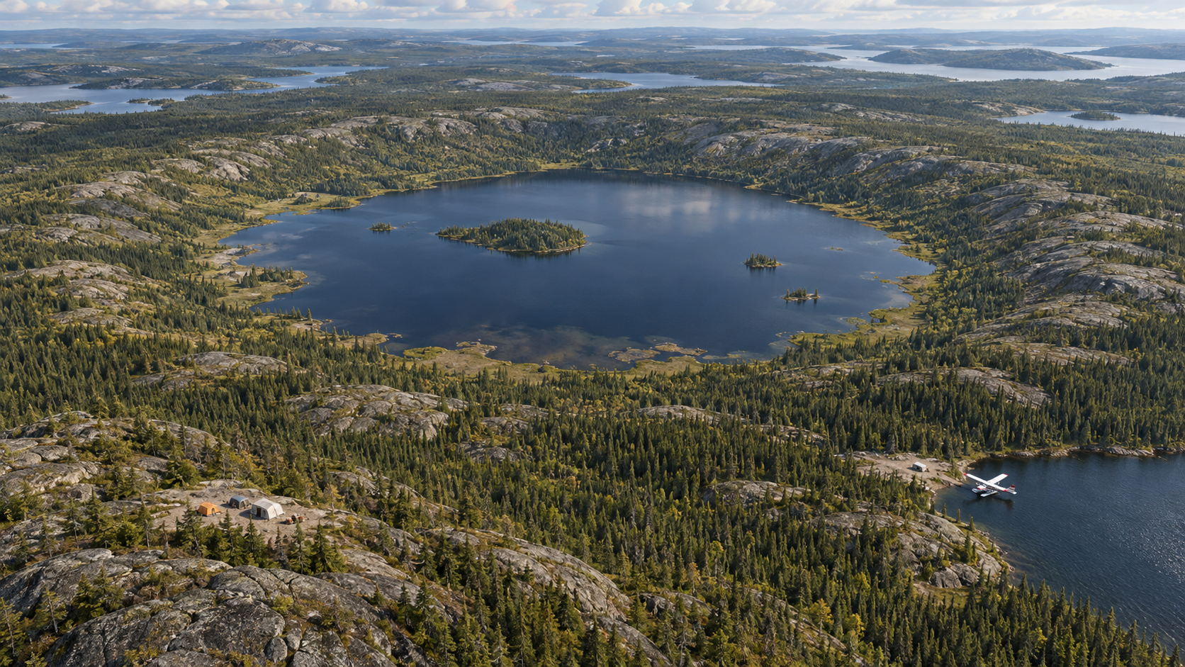 A Camper Spotted a Circle on Google Maps. It Was a 390-Million-Year-Old Crater