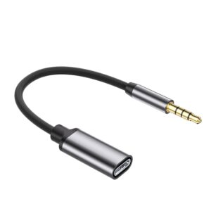 USB-C Female Socket to 3.5mm Male Plug Adapter Cable