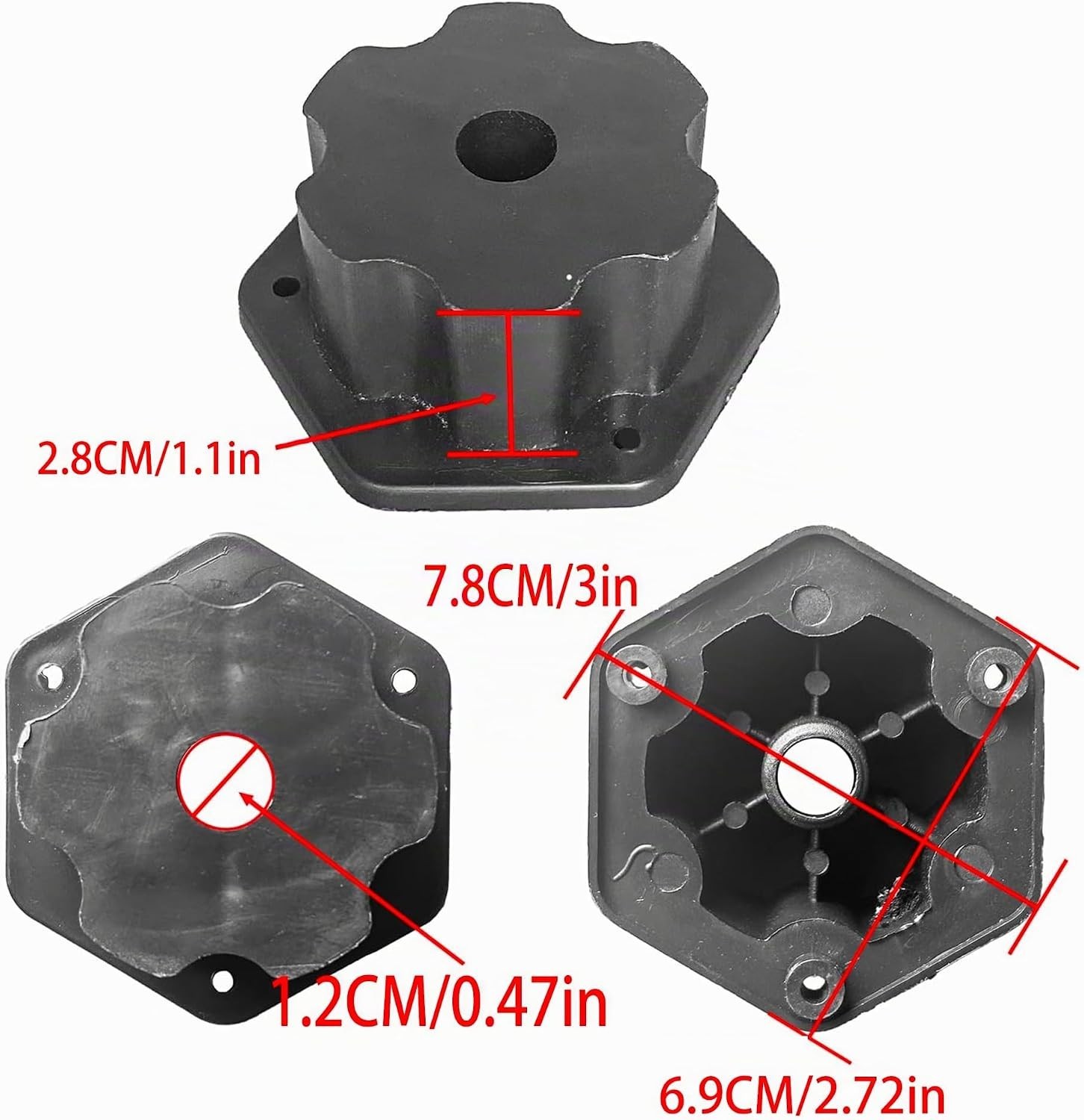 JRRXM 2PCS 24V RS555 35000RPM Motor Gearbox Steel Gear Ride On Car Upgrade Kit - Imagen 7