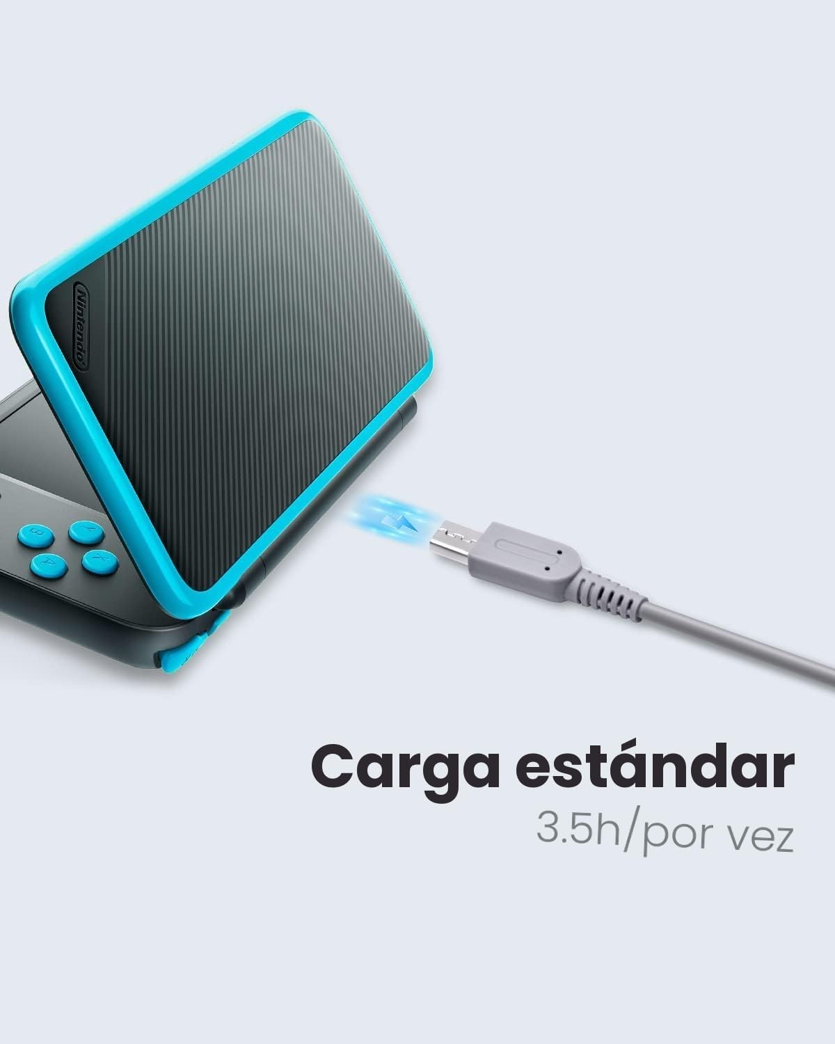 VOYEE Charger for Nintendo 3DS 2DS DSi AC Wall Adapter 3.5FT Power Cable - Imagen 5
